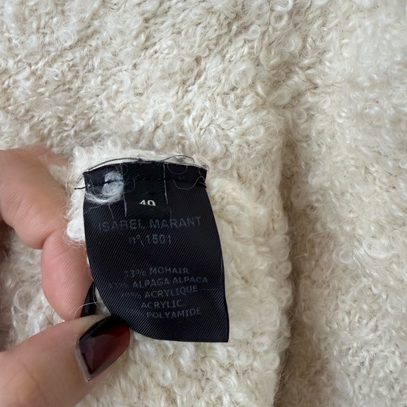 Isabel Marant Soft Cream Knit Sweater - Picture 4 of 4